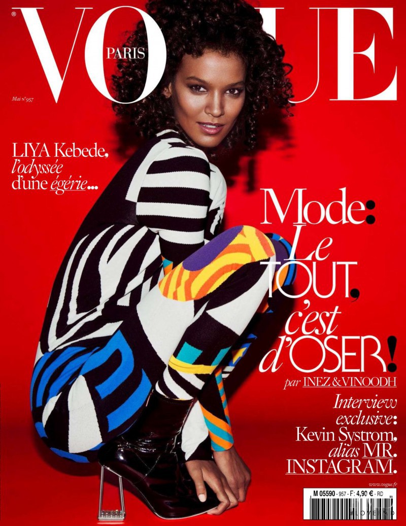 Cover of Vogue Paris with Liya Kebede, May 2015 (ID:33674)| Magazines | The FMD
