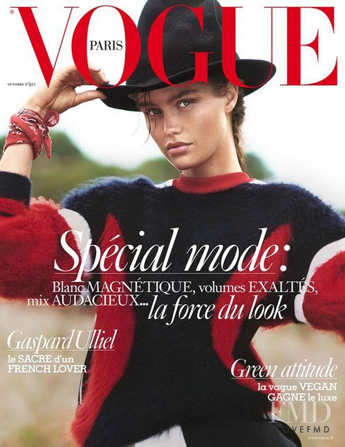 Cover of Vogue Paris with Luna Bijl, October 2016 (ID:39710)| Magazines ...