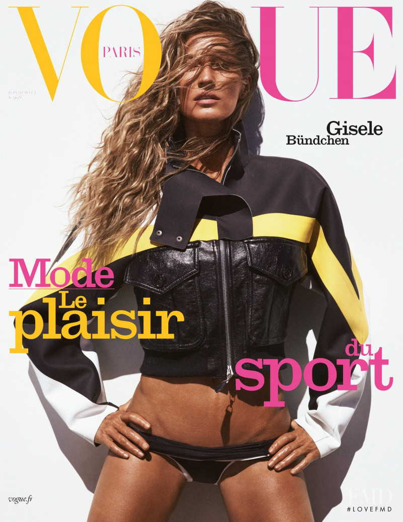 Gisele Bundchen featured on the Vogue France cover from July 2019
