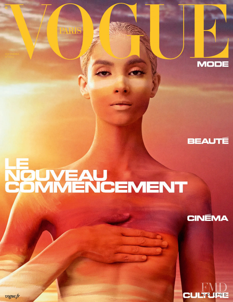 Tindi Mar featured on the Vogue France cover from September 2021