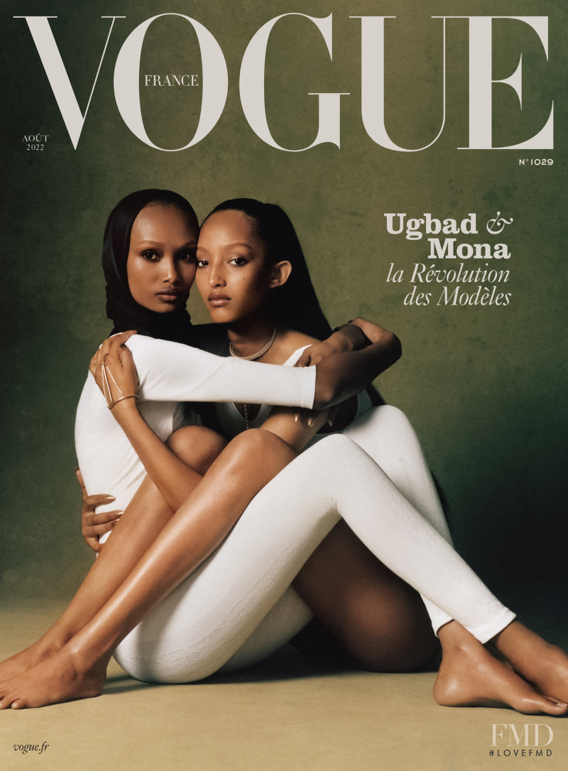 Ugbad Abdi, Mona Tougaard featured on the Vogue France cover from August 2022