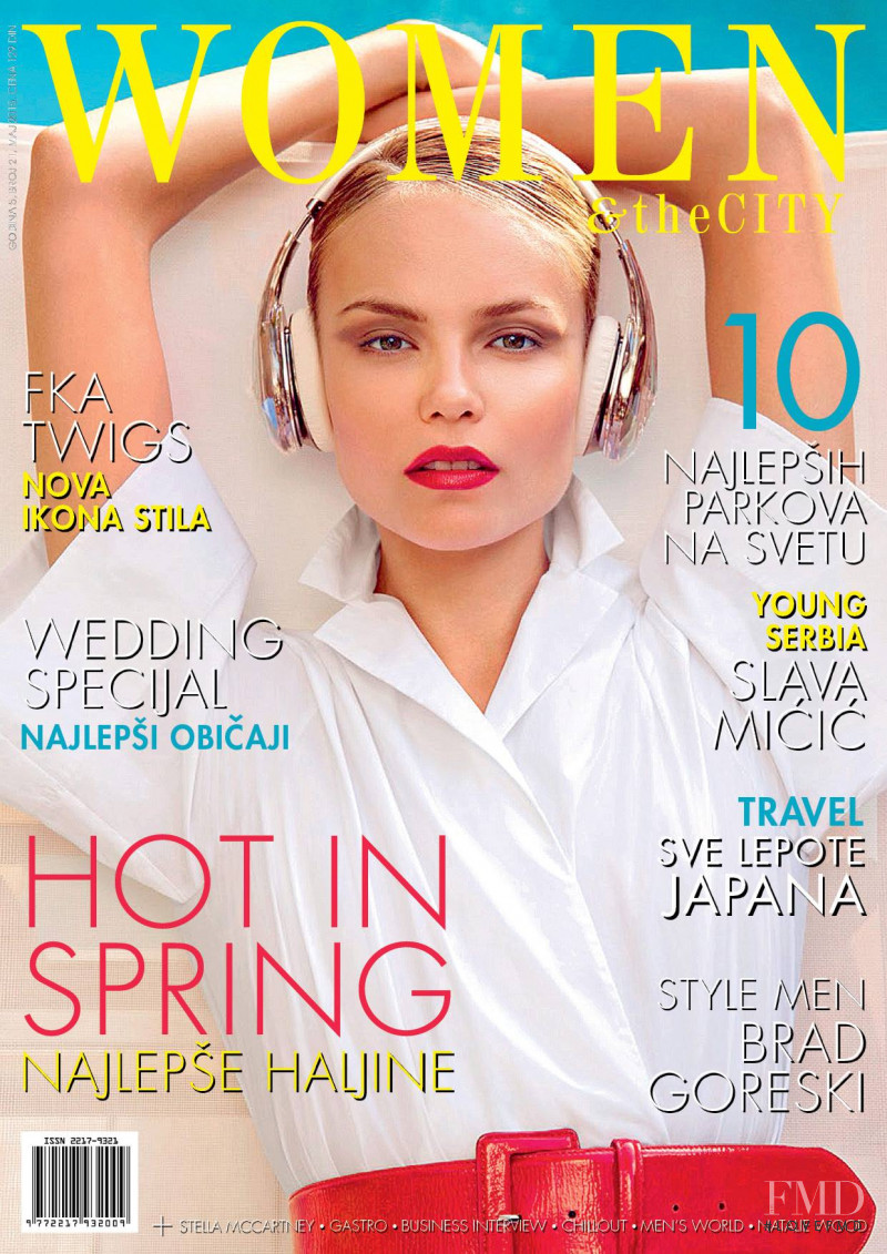 Natasha Poly featured on the Women and the city cover from June 2015