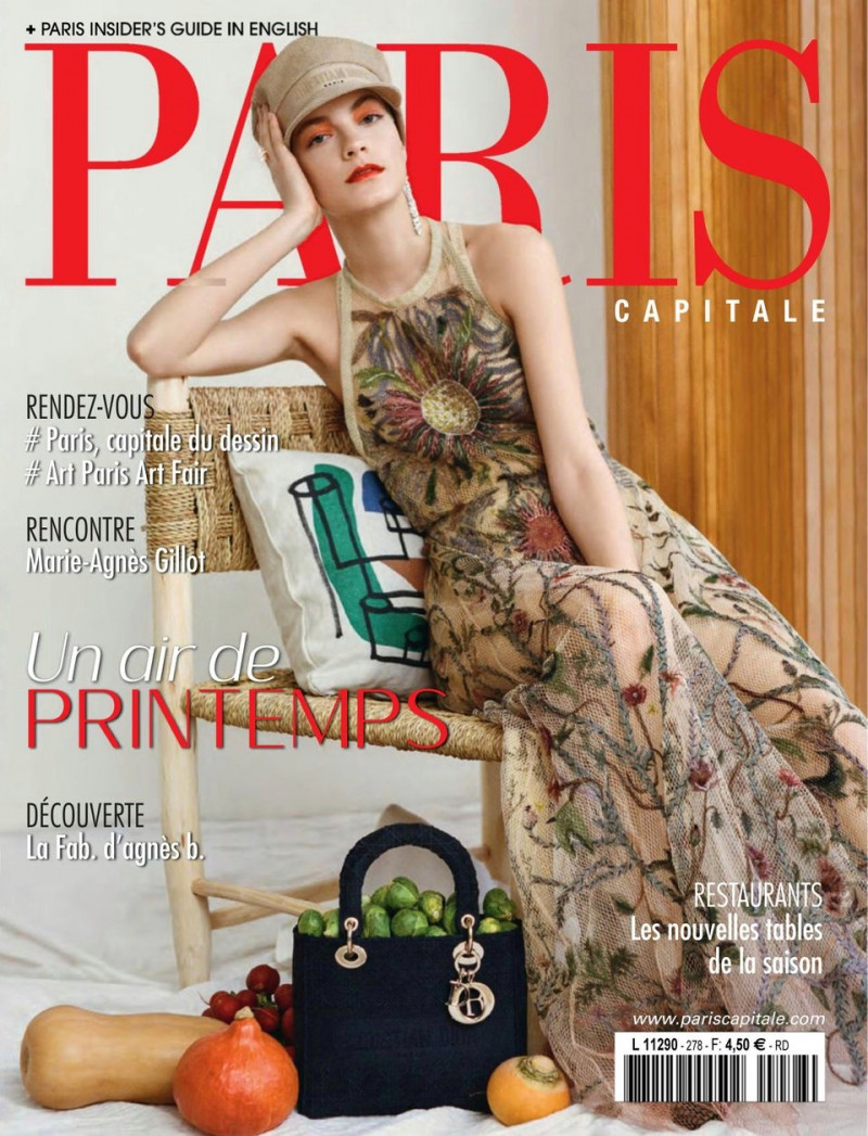  featured on the Paris Capitale cover from March 2020