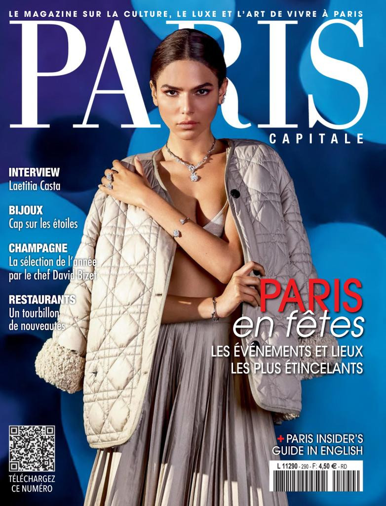  featured on the Paris Capitale cover from December 2021