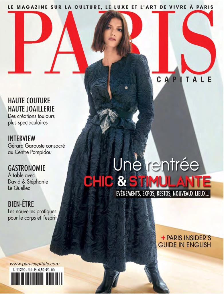  featured on the Paris Capitale cover from September 2022