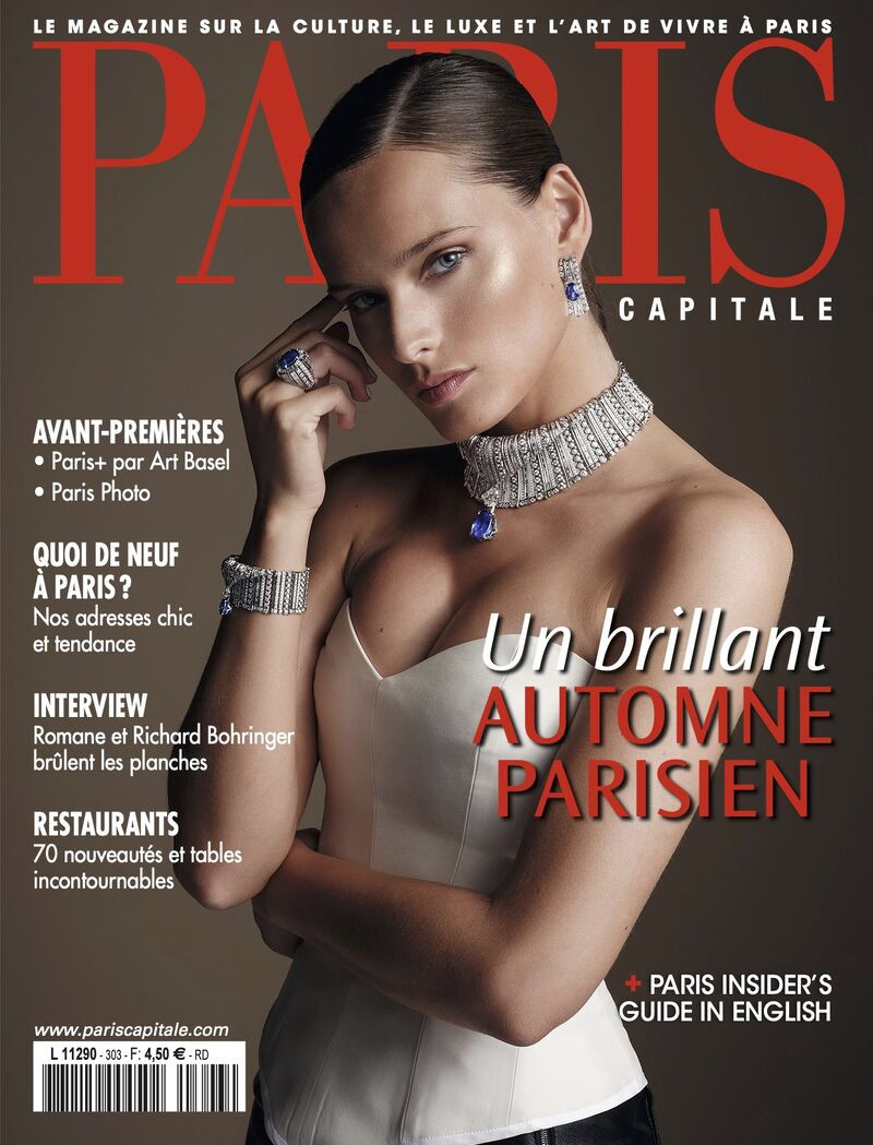  featured on the Paris Capitale cover from October 2023