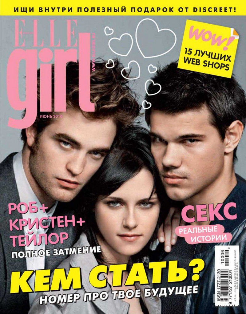  featured on the Elle Girl Russia cover from June 2010