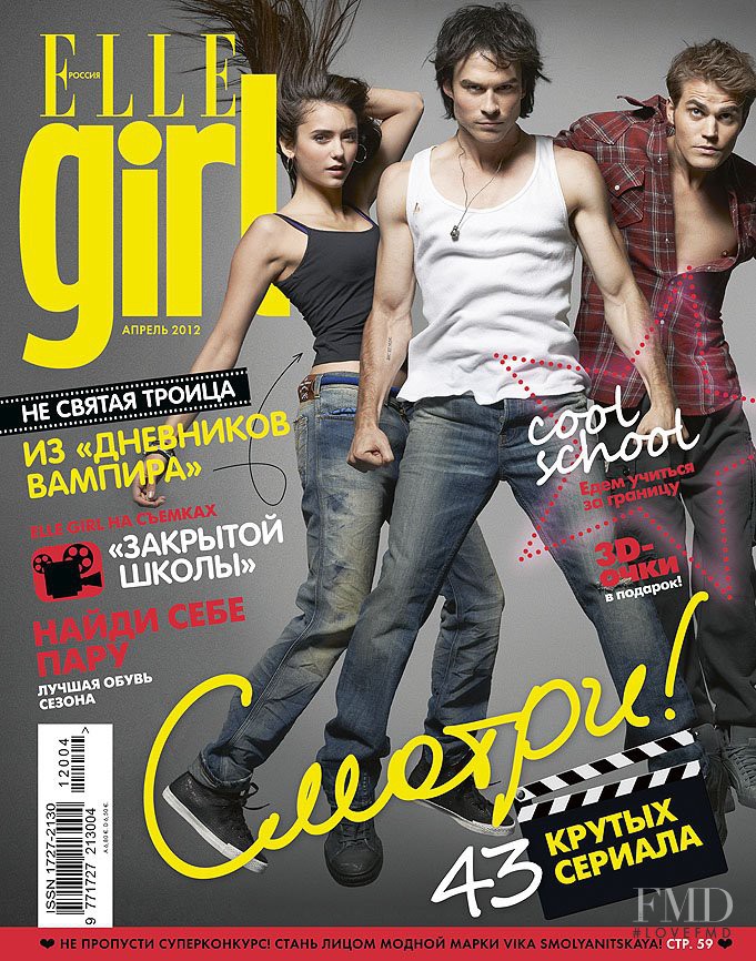  featured on the Elle Girl Russia cover from April 2012