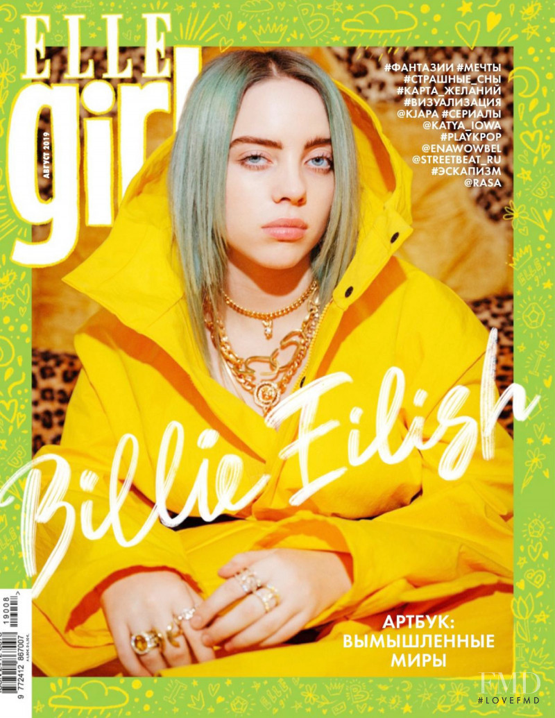  featured on the Elle Girl Russia cover from August 2019