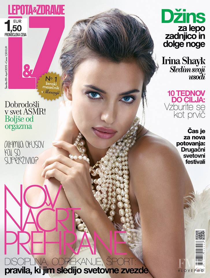 Irina Shayk featured on the Revija L&Z cover from April 2015
