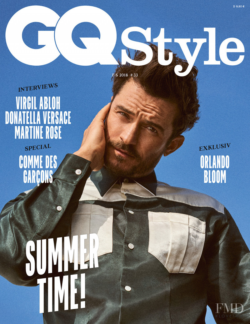 Orlando Bloom featured on the GQ Style Germany cover from February 2018