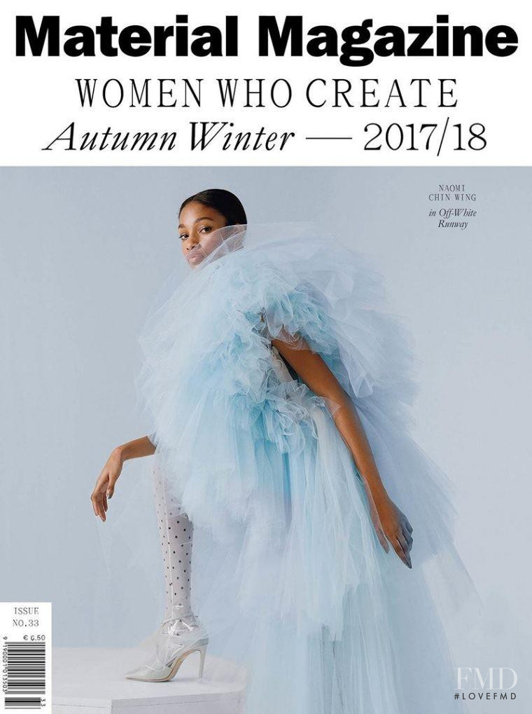Naomi Chin Wing featured on the Material Magazine cover from September 2017