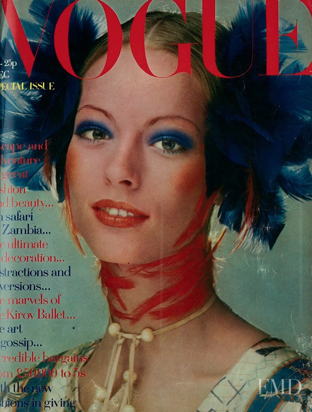  featured on the Vogue UK cover from December 1970