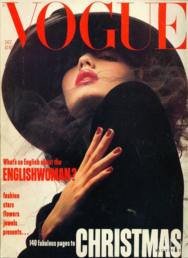 Jose Toledo featured on the Vogue UK cover from December 1984
