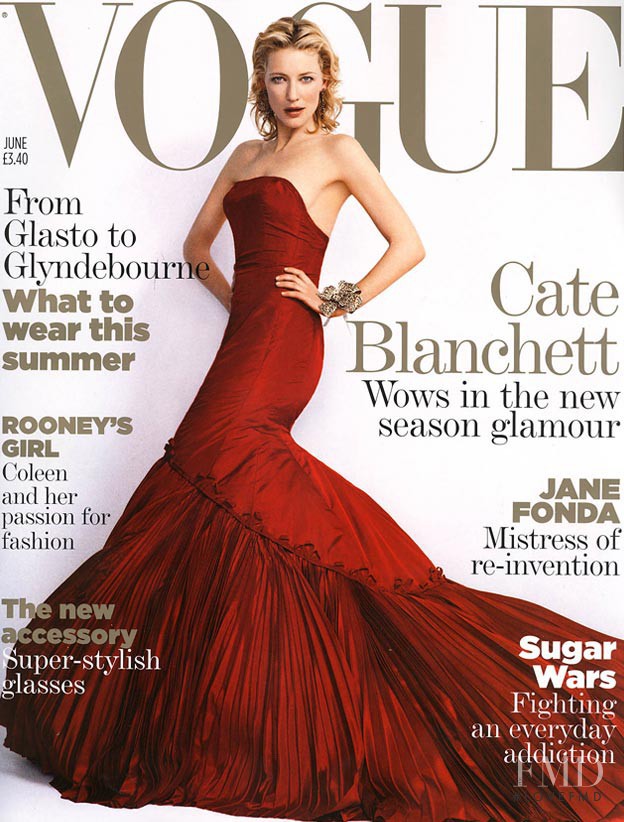  featured on the Vogue UK cover from June 2005