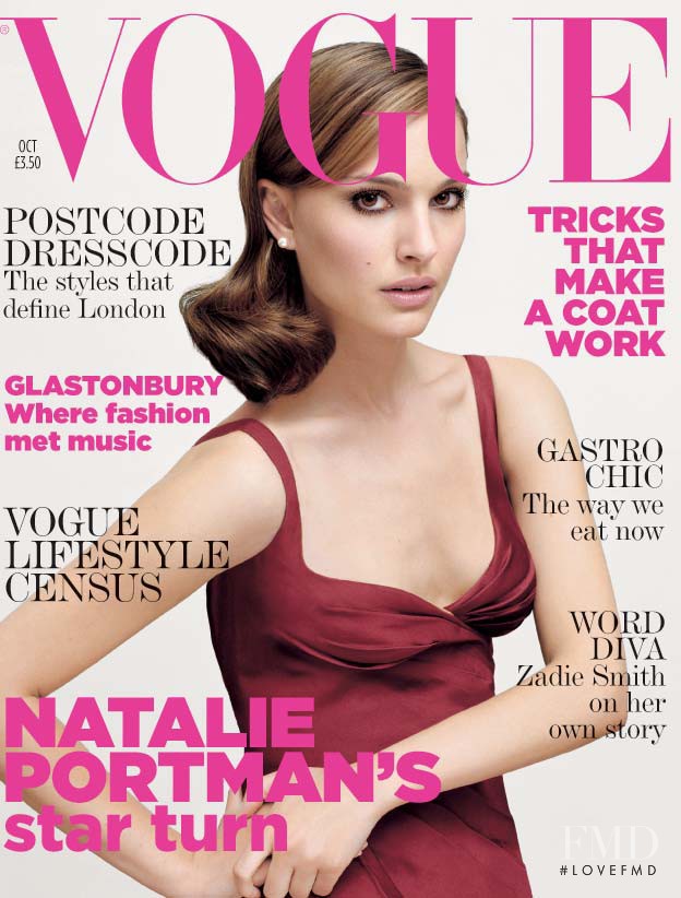  featured on the Vogue UK cover from October 2005