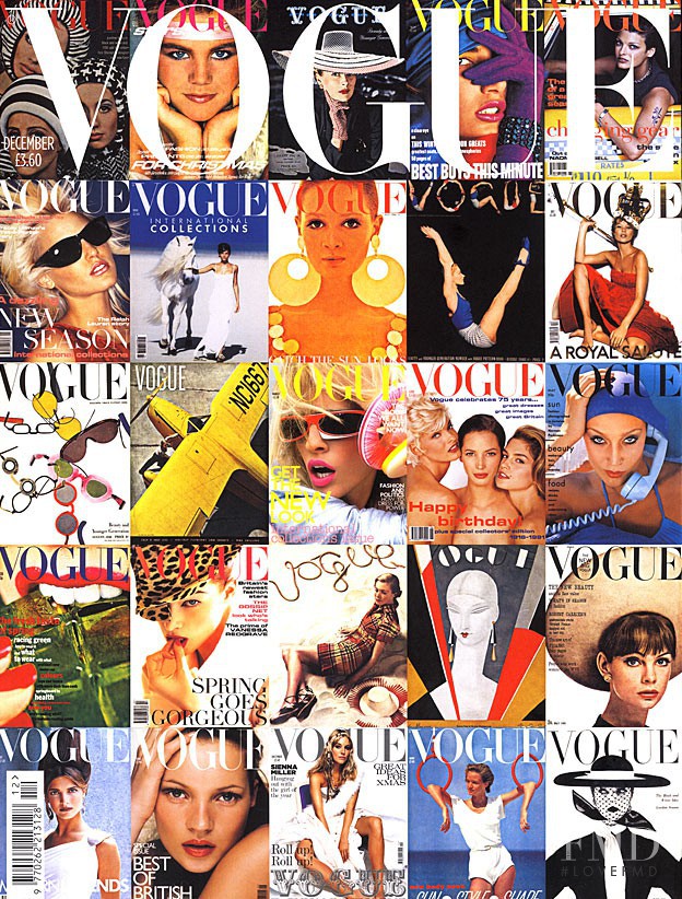  featured on the Vogue UK cover from December 2006
