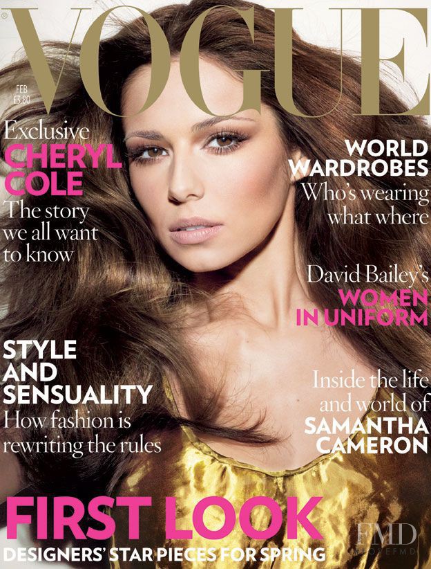  featured on the Vogue UK cover from February 2009