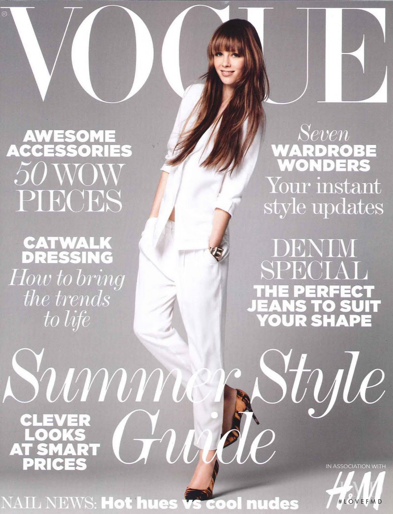 featured on the Vogue UK cover from May 2011