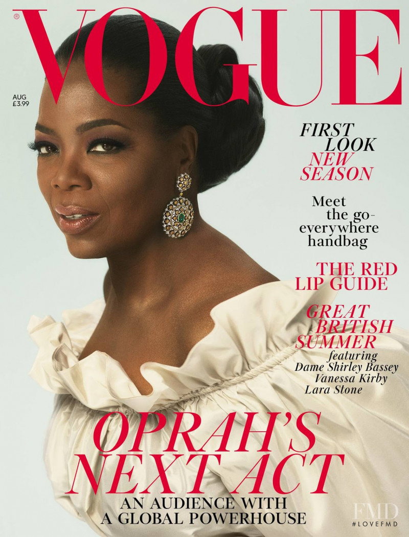 Oprah Winfrey featured on the Vogue UK cover from August 2018