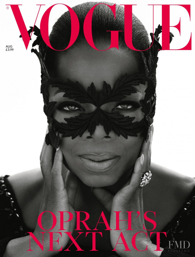 Oprah Winfrey featured on the Vogue UK cover from August 2018