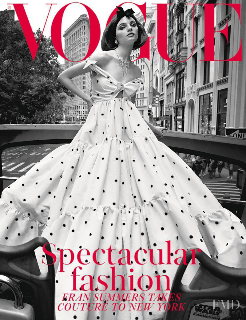 Fran Summers featured on the Vogue UK cover from November 2018