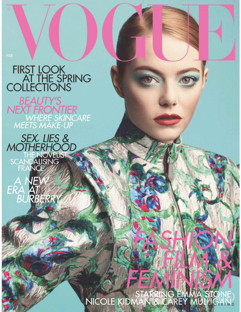  featured on the Vogue UK cover from February 2019