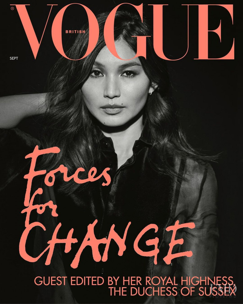 GemmaChan  featured on the Vogue UK cover from September 2019