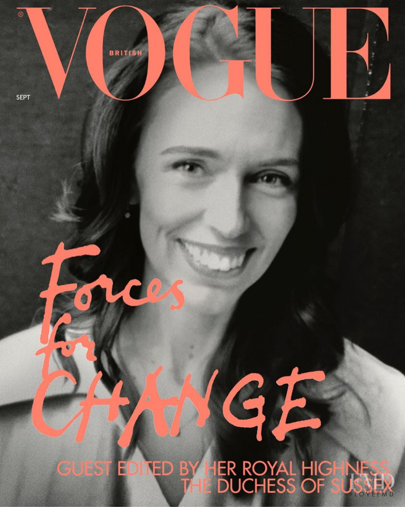 Jacinda Ardern  featured on the Vogue UK cover from September 2019