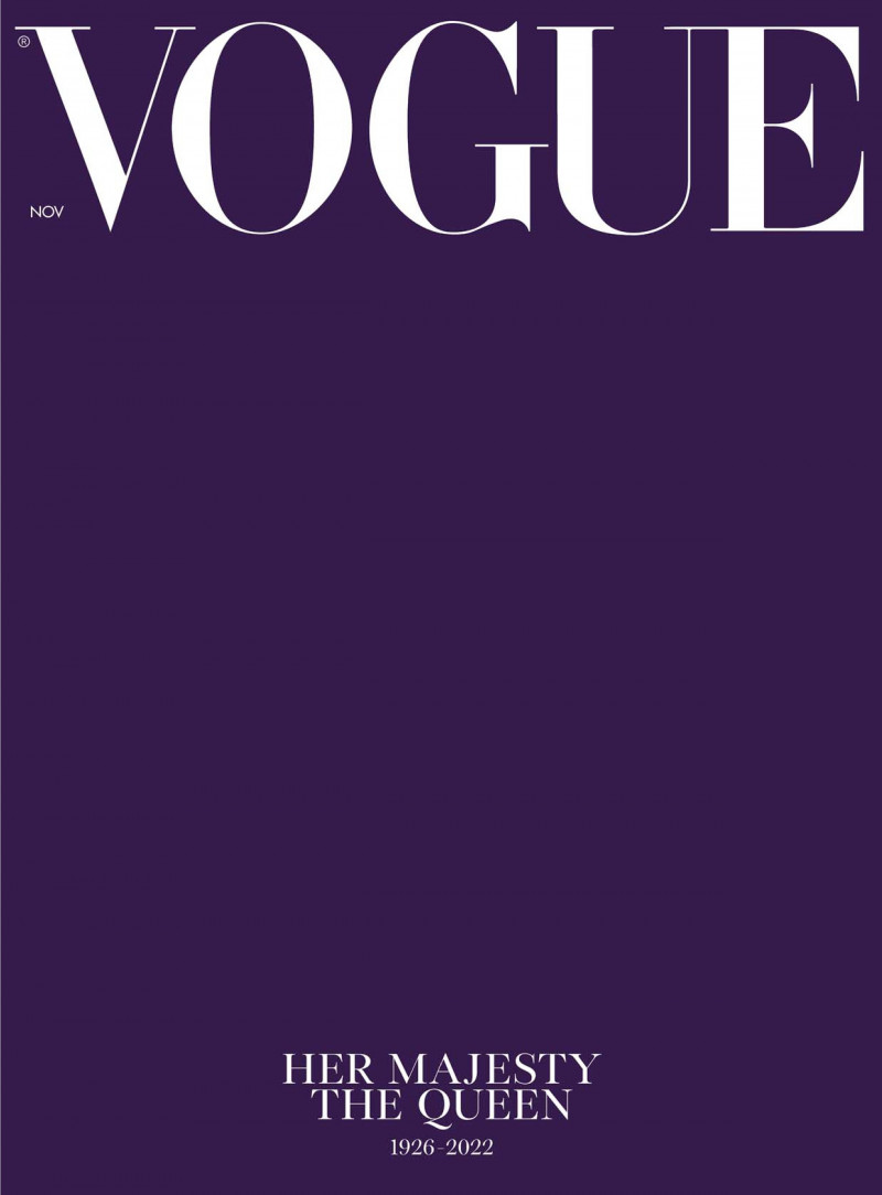  featured on the Vogue UK cover from November 2022