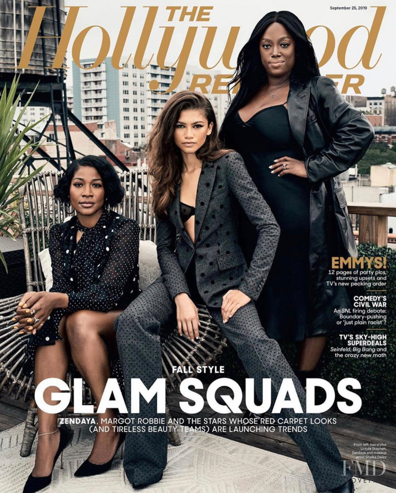 Zendaya, Ursula Stephen, Sheika Daley,  featured on the The Hollywood Reporter cover from September 2019