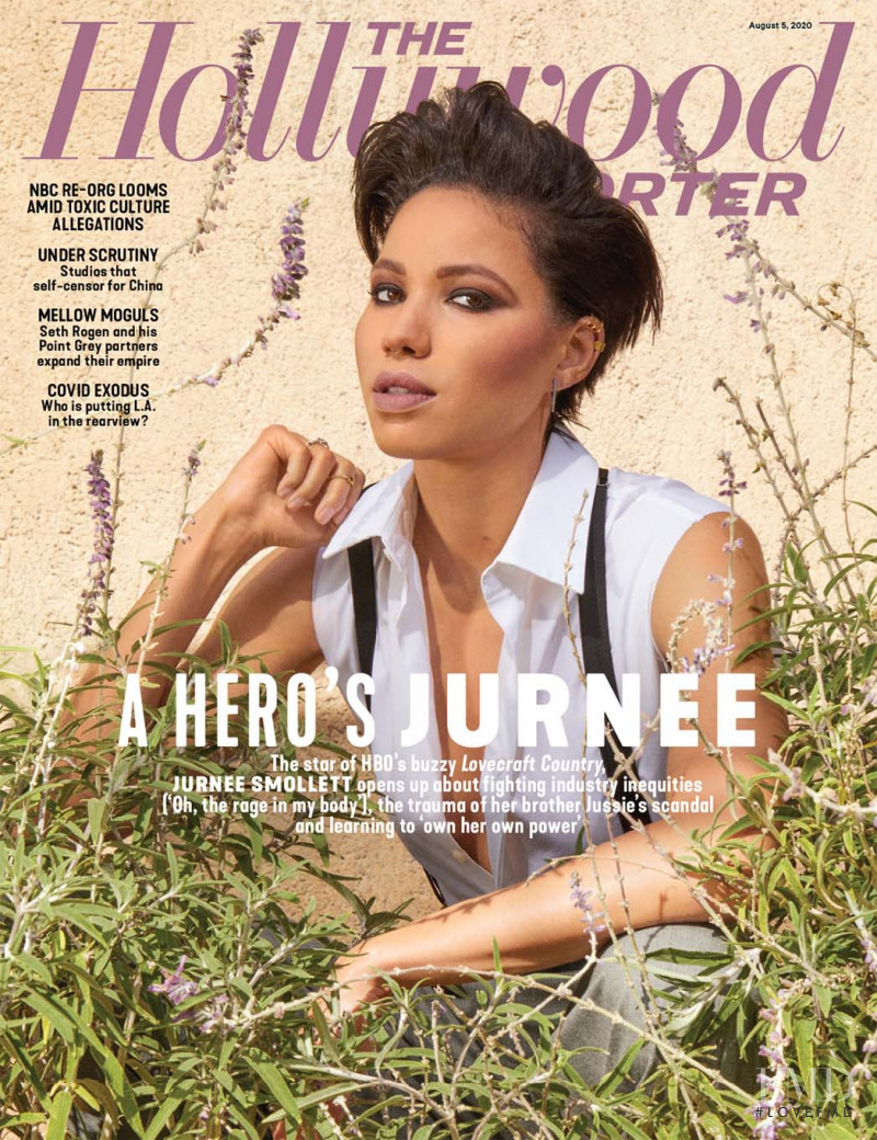 Jurnee Smollett featured on the The Hollywood Reporter cover from August 2020