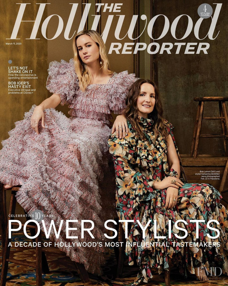  Brie Larson, Samantha McMillen featured on the The Hollywood Reporter cover from March 2020