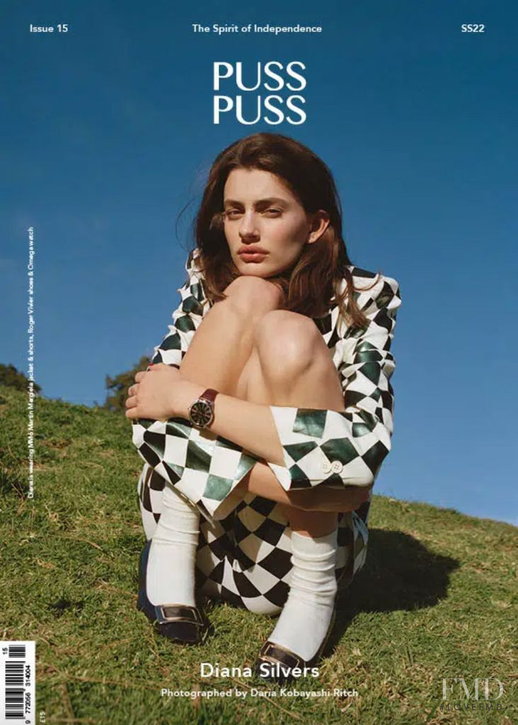 Diana Margaret Jane Silvers featured on the Puss Puss cover from February 2022