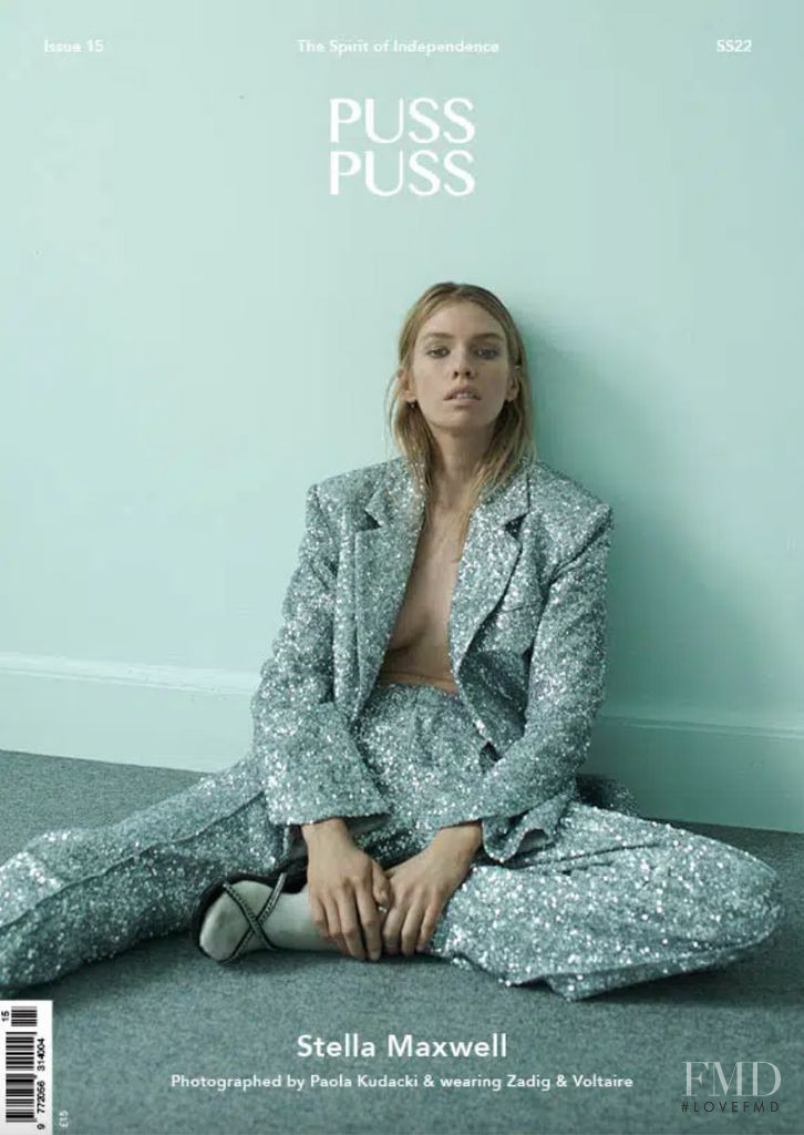 Stella Maxwell featured on the Puss Puss cover from February 2022