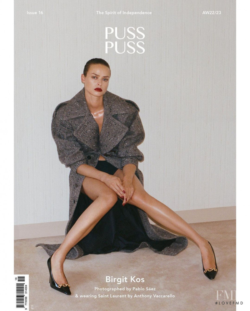 Birgit Kos featured on the Puss Puss cover from November 2022