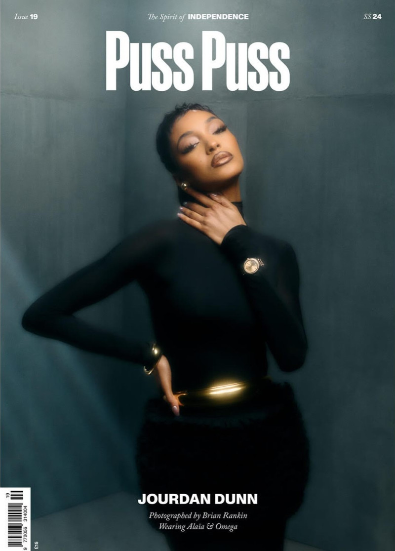 Jourdan Dunn featured on the Puss Puss cover from March 2024