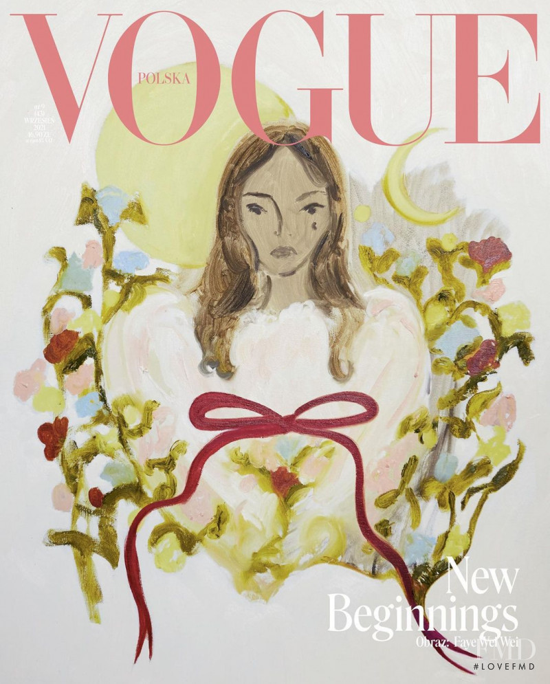  featured on the Vogue Poland cover from September 2021