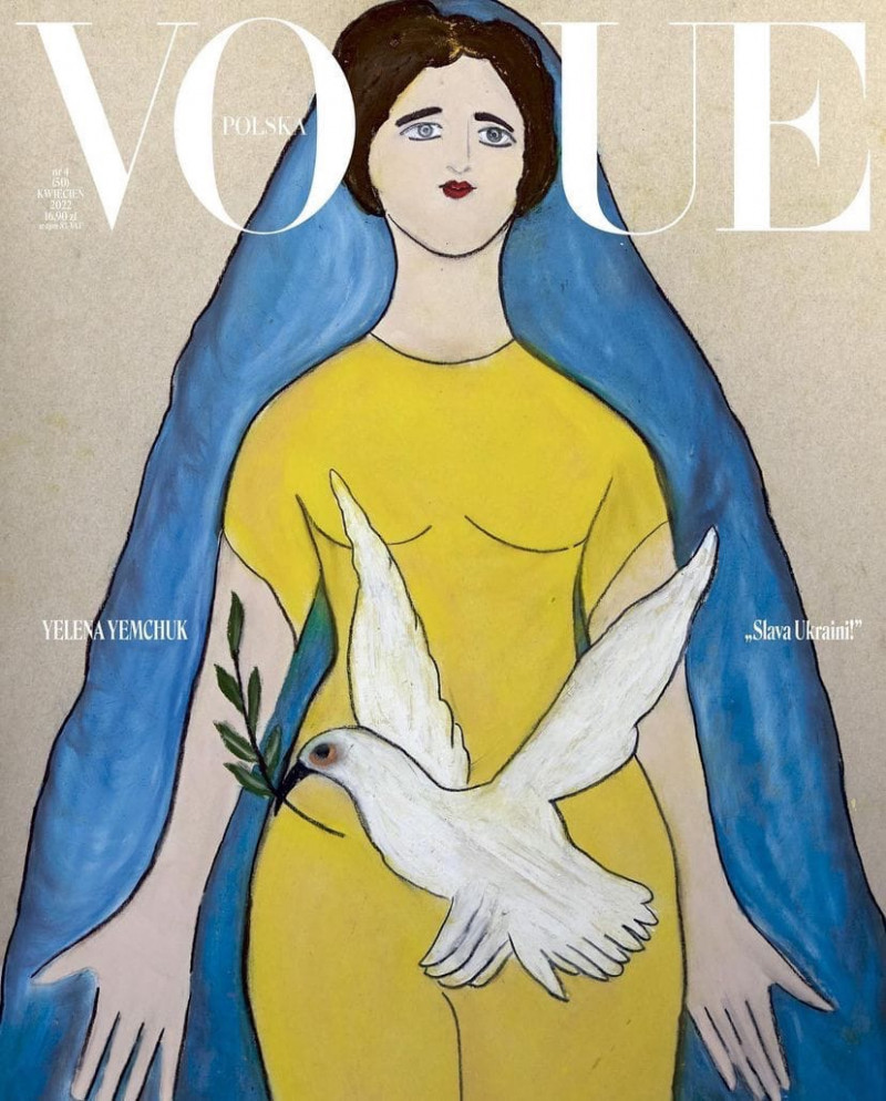  featured on the Vogue Poland cover from April 2022