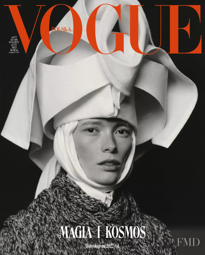  featured on the Vogue Poland cover from January 2022