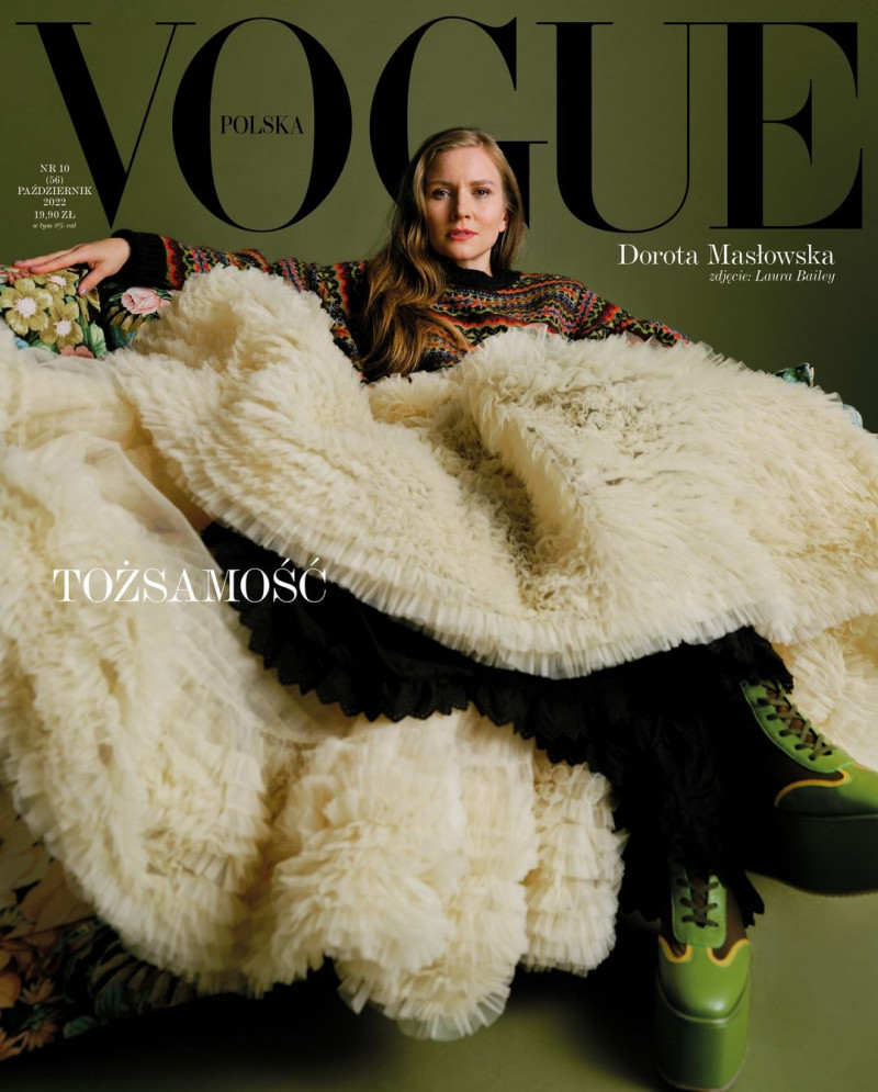  featured on the Vogue Poland cover from October 2022