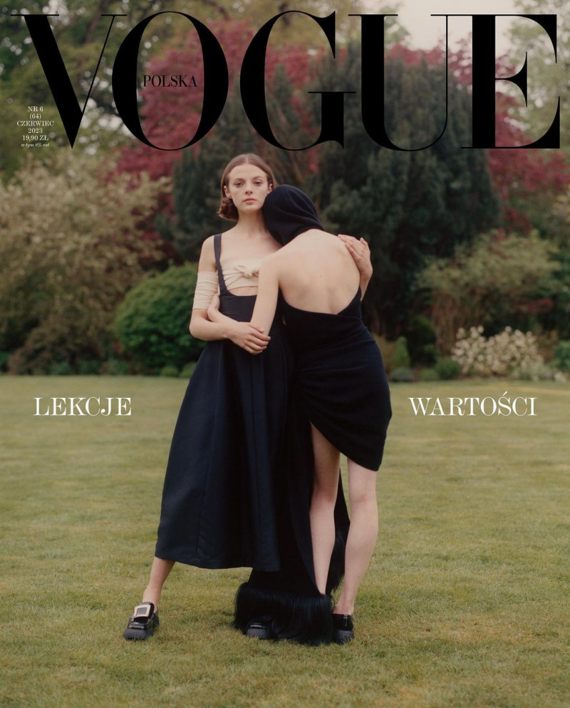Grace Clover, Cassady Clover featured on the Vogue Poland cover from June 2023