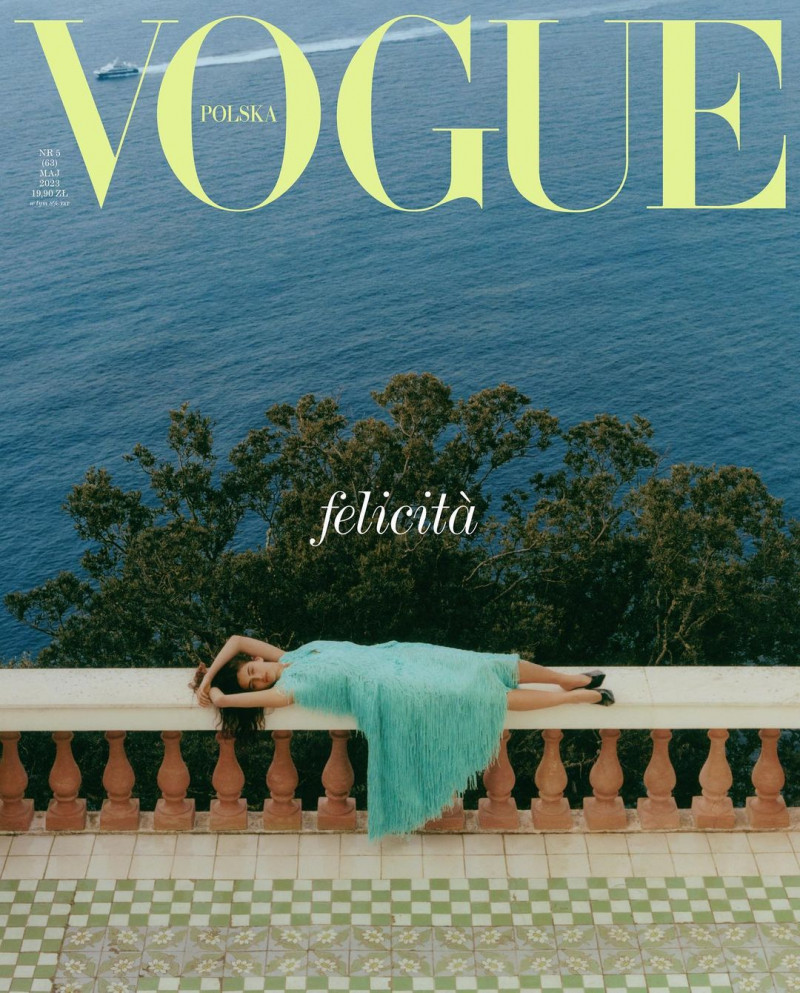 Nando Autiero featured on the Vogue Poland cover from May 2023