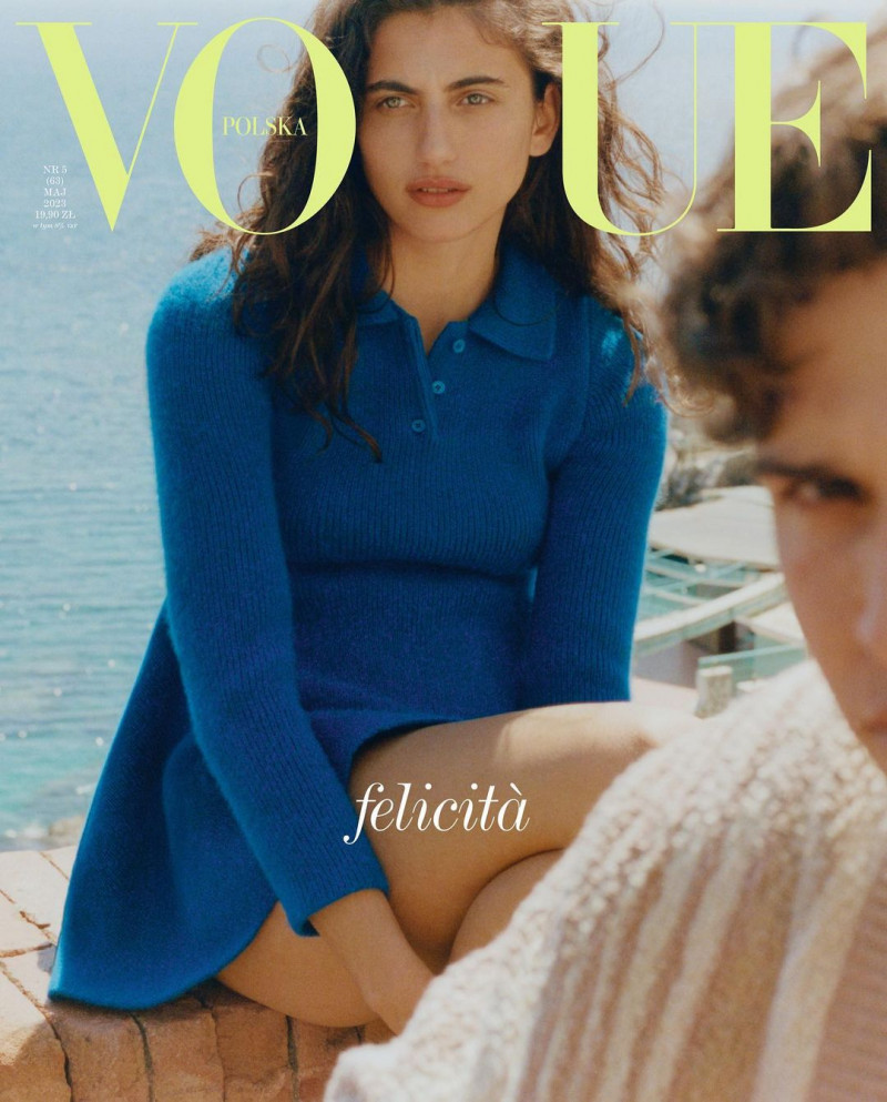 Paola Manes featured on the Vogue Poland cover from May 2023