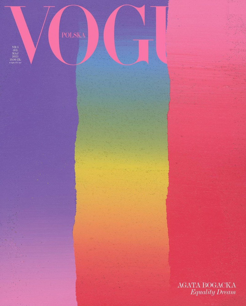  featured on the Vogue Poland cover from May 2023