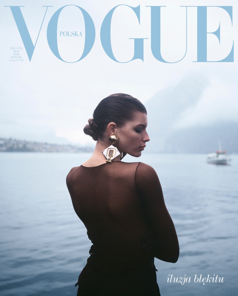 Mirthe Dijk featured on the Vogue Poland cover from May 2024