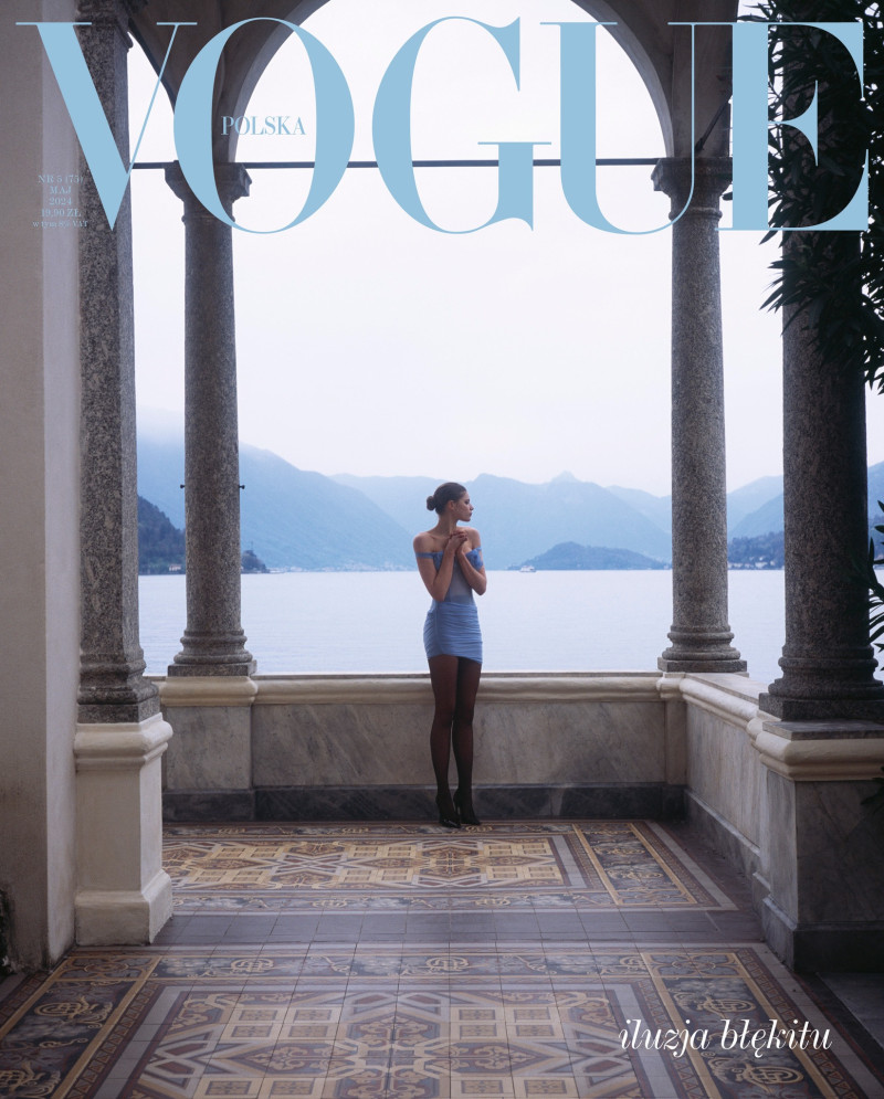 Mirthe Dijk featured on the Vogue Poland cover from May 2024