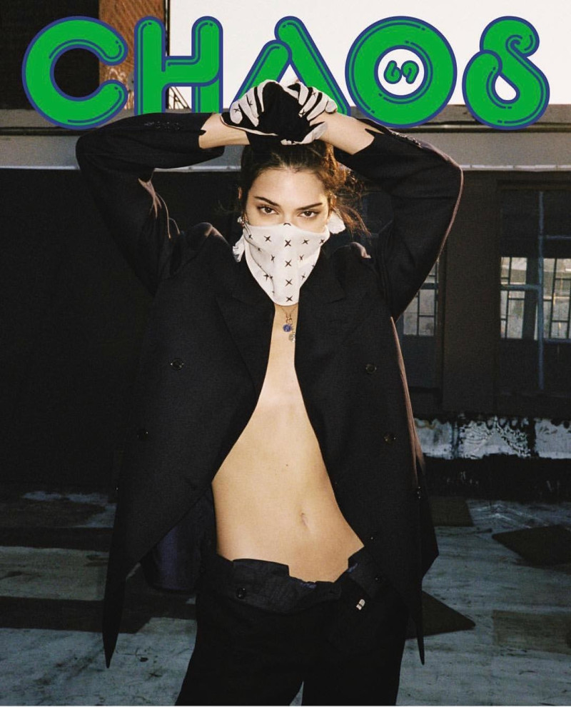 Kendall Jenner featured on the Chaos 69 cover from December 2018