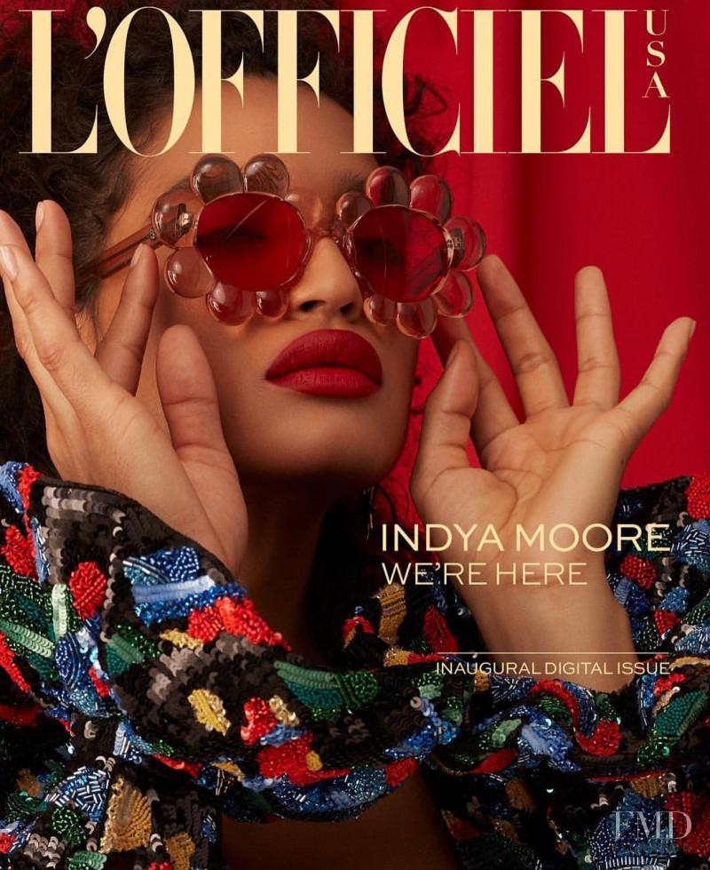  featured on the L\'Officiel USA cover from January 2019
