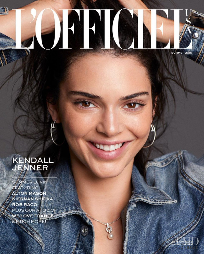Cover of L'Officiel USA with Kendall Jenner, June 2019 (ID:49478 ...